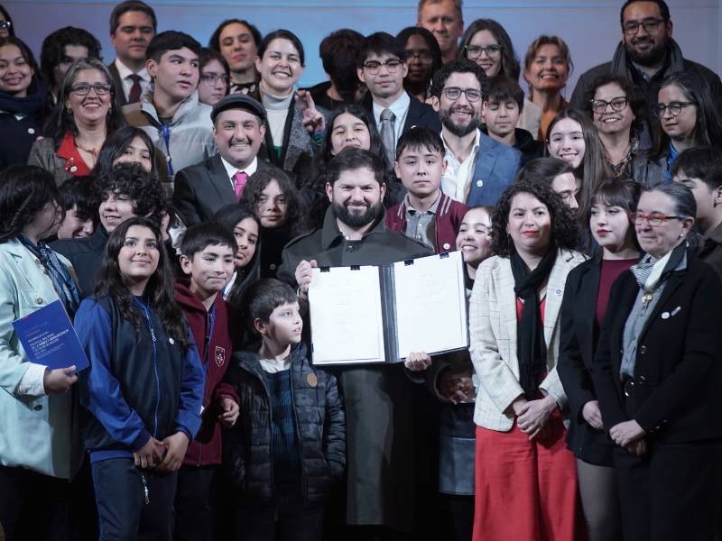Presidente Boric presentó la Política Nacional de la Niñez y Adolescencia