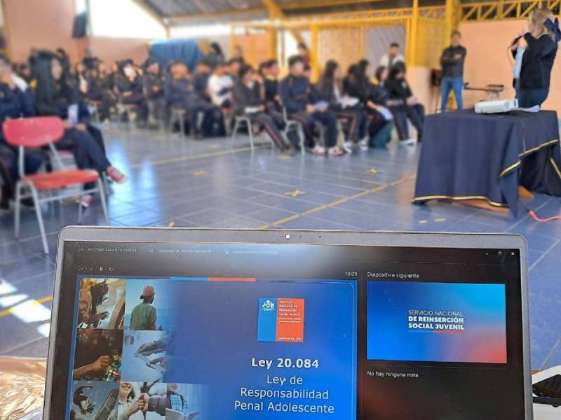 Tarapacá: Más de 600 estudiantes conocieron alcances de la Ley de Responsabilidad Penal Adolescente