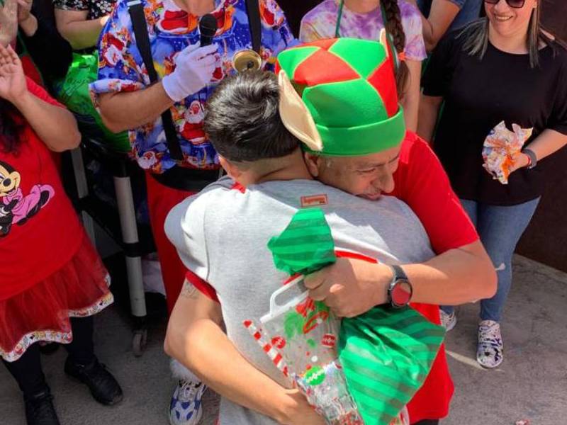 Servicio de Reinserción celebró navidad en toda la zona norte