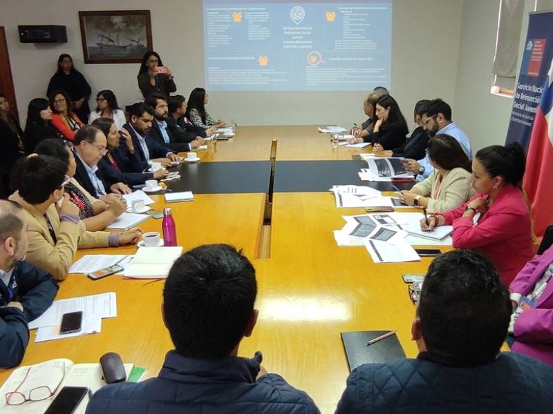 Coquimbo: Comité Operativo Regional coordina acciones para favorecer la reinserción juvenil
