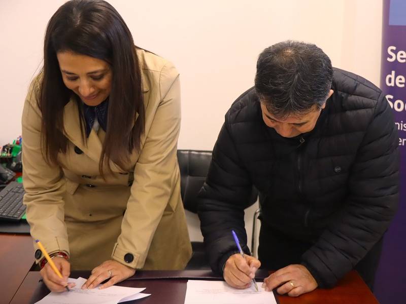 Coquimbo: Convenio con municipio de Andacollo para impulsar la reinserción de jóvenes de la comuna