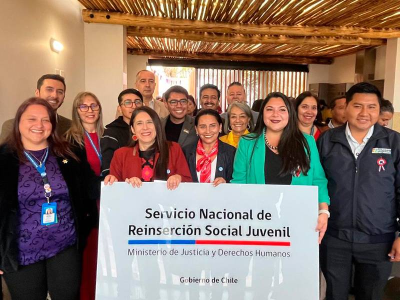 Servicio de Reinserción Social Juvenil de Arica inaugura segundo centro juvenil en la zona norte