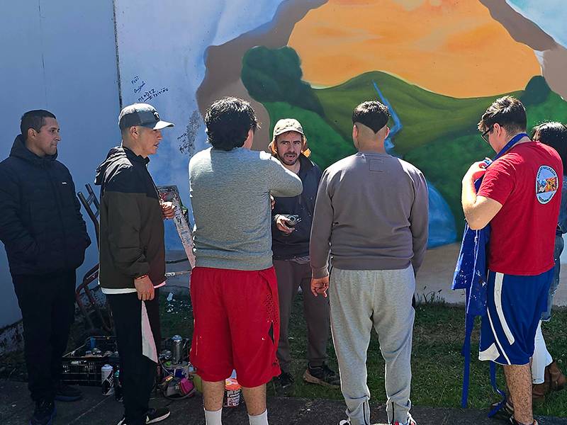 La Araucanía: El arte y la cultura urbana se toman el Centro IP-IRC en jornada de reinserción social