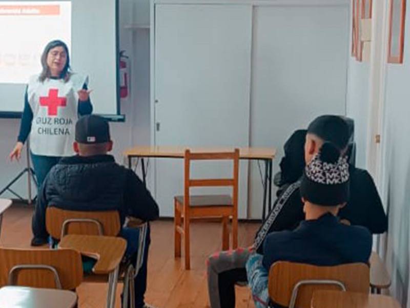 Coquimbo:  jóvenes se certifican en primeros auxilios gracias a programa de Mediación Penal Juvenil