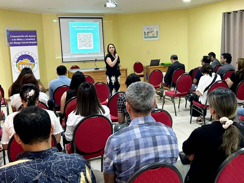 Ñuble: Equipos que atienden a jóvenes se capacitan en prevención del suicidio