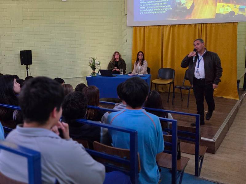 Atacama: Servicio de Reinserción Juvenil inició ciclo de charlas escolares 2026
